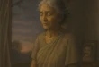 জানালার পাশে নীরব বৃদ্ধা- স্মৃতি ও ভালোবাসার প্রতীক (Elderly woman in silence near window, symbol of memories and eternal love.)