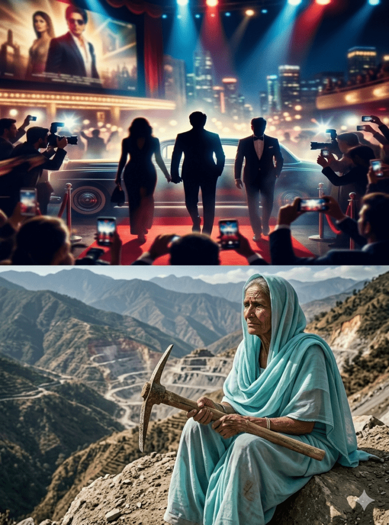 হিমাচলের পাহাড়ে মাফিয়াদের বিরুদ্ধে দাঁড়িয়ে থাকা এক বৃদ্ধার প্রতিবাদী মুখ এবং বিপন্ন প্রকৃতি।