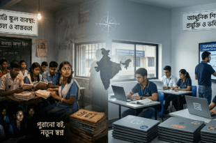ভারতের সরকারি শিক্ষাব্যবস্থা ও আধুনিক ও ডিজিটাল শিক্ষার এক বৈষম্যমূলক চিত্র।
